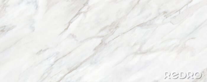 Canvas Wit marmer met grijze lijnen