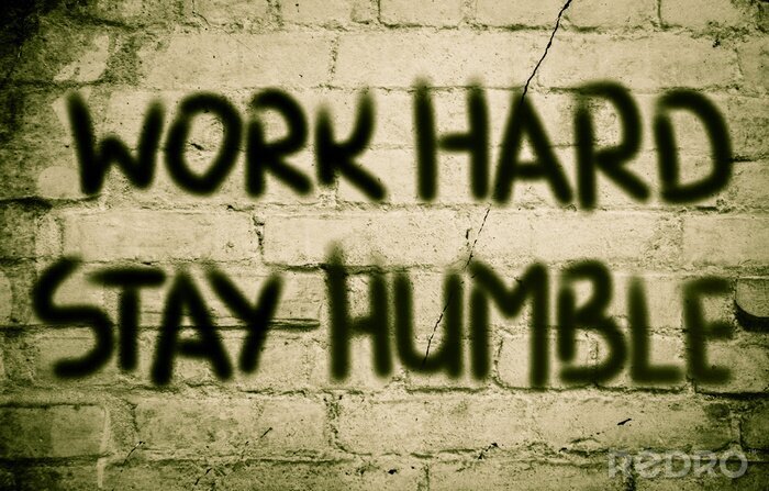 Canvas Work Hard Stay Humble Concept