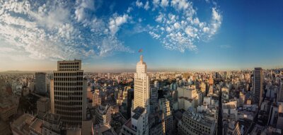 Canvas São Paulo downtown 360º aerial panorama