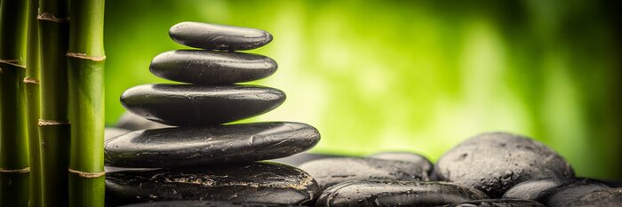 Canvas Zen stenen