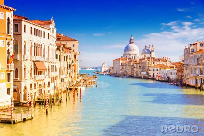 Canvas Zonnige dag in Venetië