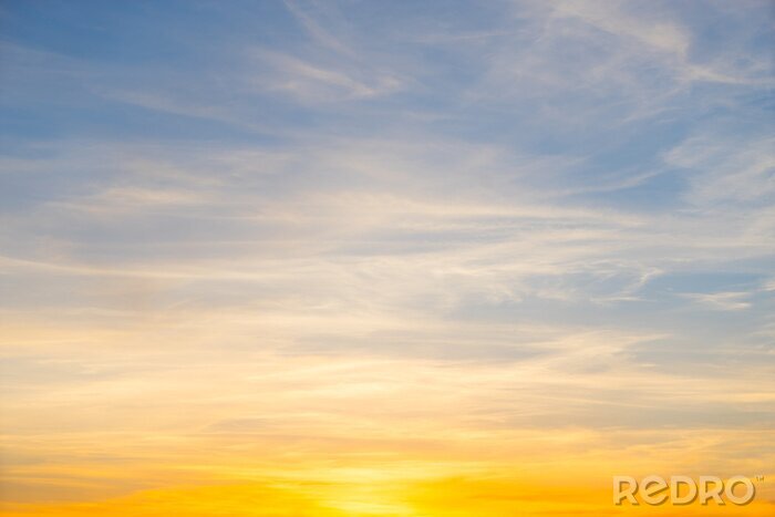 Canvas Zonsondergang hemel achtergrond