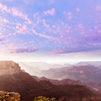 Zonsondergang van Arizona Grand Canyon National Park Yavapai Point