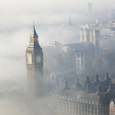 Canvas Zware mist raakt Londen