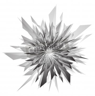 Fotobehang 3D abstracte bloem