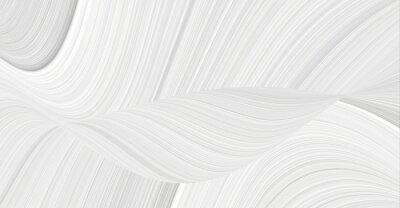 Fotobehang 3d background with an abstract pattern of waves and lines in a space theme. Texture white and gray for patterns and seamless illustrations.