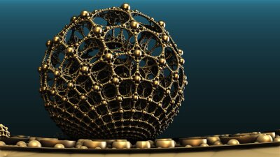 Fotobehang 3D ballen in vintage stijl