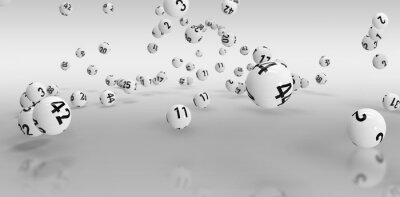 Fotobehang 3D ballen van loterij