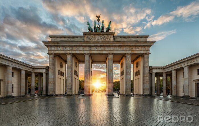 Fotobehang 3D Berlijnse historische architectuur