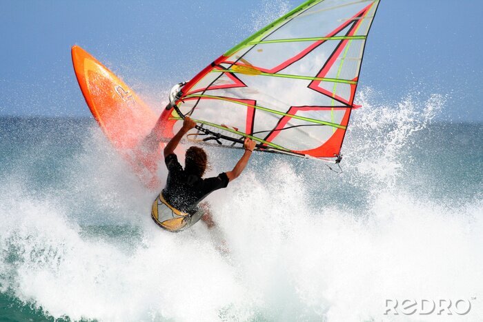 Fotobehang 3D extreme watersport