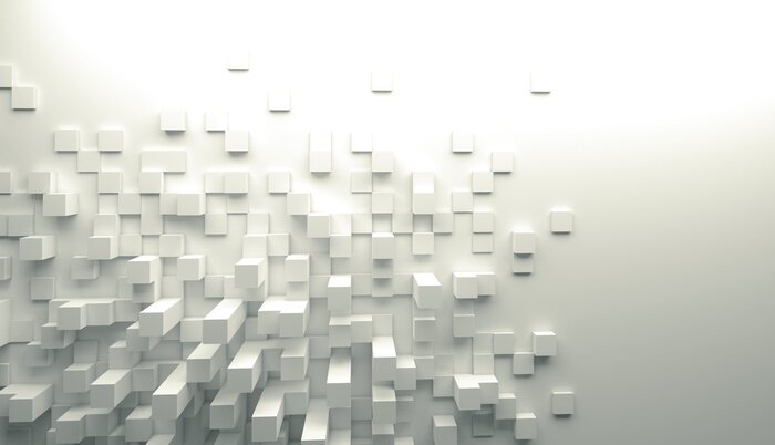 Fotobehang 3d geometrische achtergrond