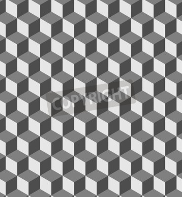 Fotobehang 3D graphics met kubussen