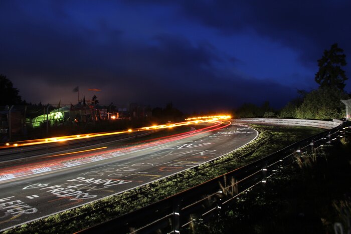 Fotobehang 3D panoramische weg