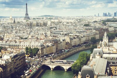 3D Parijs op de skyline