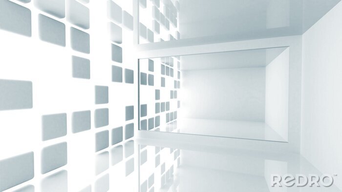 Fotobehang 3D ruimtelijke architectuur