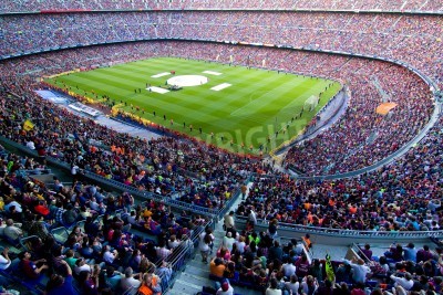 Fotobehang 3D stadion in Barcelona