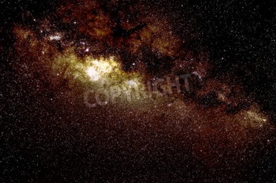 Fotobehang 3D sterren in het sterrenstelsel