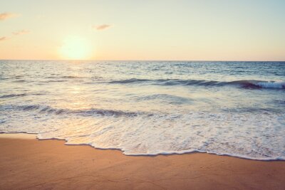 Fotobehang 3D strand en golven