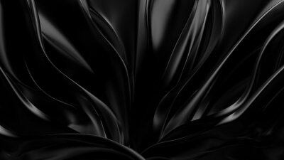 Fotobehang 3D zwarte textuur