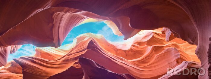 Fotobehang Abstract Canyon Antelope near Page, Arizona, America