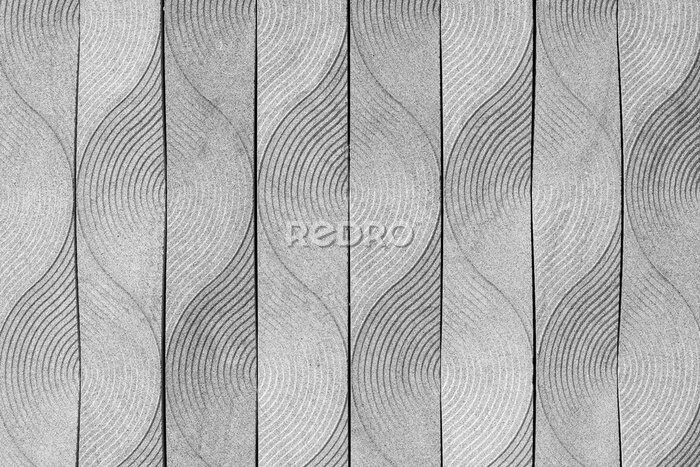 Fotobehang Abstract geometrisch patroon op beton