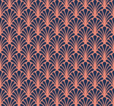 Abstract naadloos art deco-patroon. Stijlvolle antieke achtergrond.