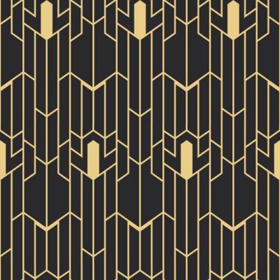 Abstract patroon in art deco stijl