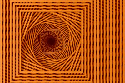 Fotobehang Abstracte 3D-spiraal