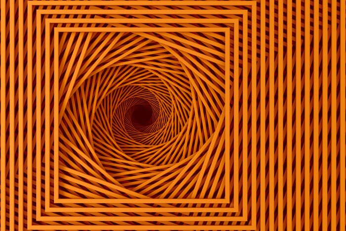 Fotobehang Abstracte 3D-spiraal