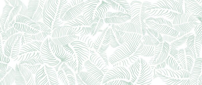 Fotobehang Abstracte achtergrond met minimalistische bladeren