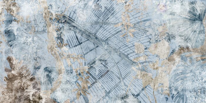 Fotobehang Abstracte doekjes