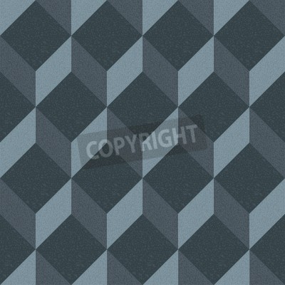 Fotobehang Abstracte geometrische compositie van kubussen