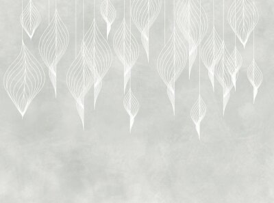 Abstracte grungebladeren