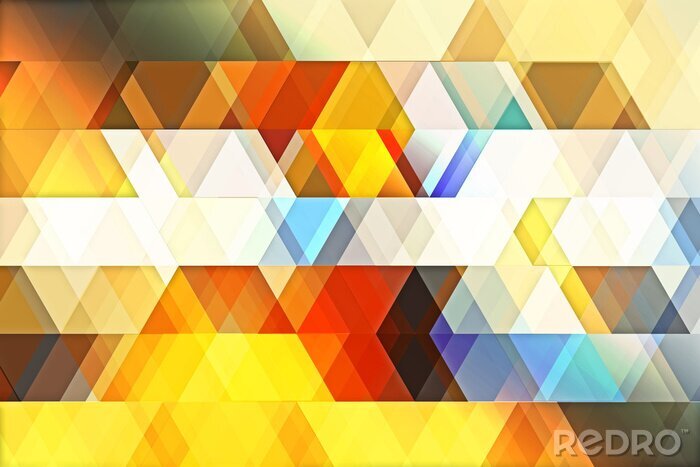 Fotobehang Abstracte vervaagde tegels