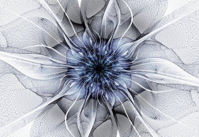 Fotobehang Abstractie die lijkt op een bloem