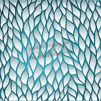 Fotobehang Abstractie in minimalistische bladeren