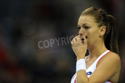 Fotobehang Agnieszka Radwanska tennisspeelster