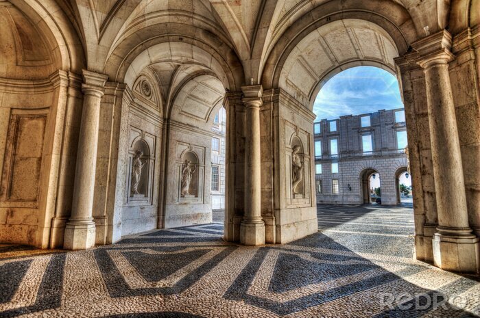 Fotobehang Ajuda paleis arcade