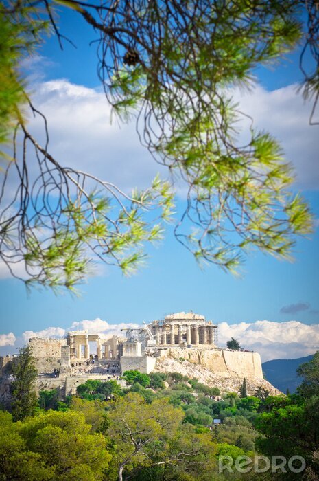 Fotobehang Akropolis landschap