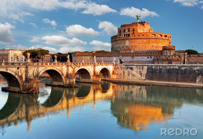 Fotobehang Angelo Castel - Rome, Italië