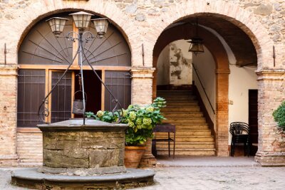 Fotobehang Architectuur in het pittoreske Toscane