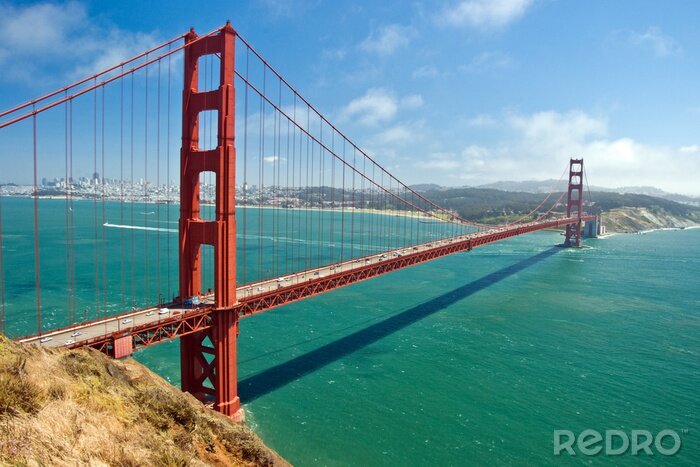 Fotobehang Architectuur op turkoois water