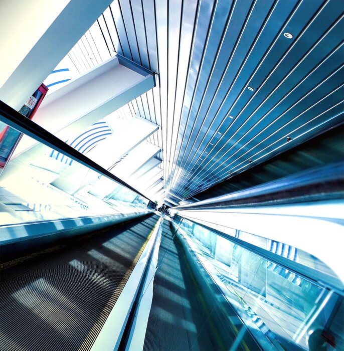 Fotobehang Architectuur ruimtelijke fotografie