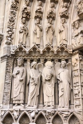 Fotobehang Architectuur van de Notre Dame in Parijs