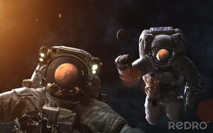 Fotobehang Astronauten in de ruimte