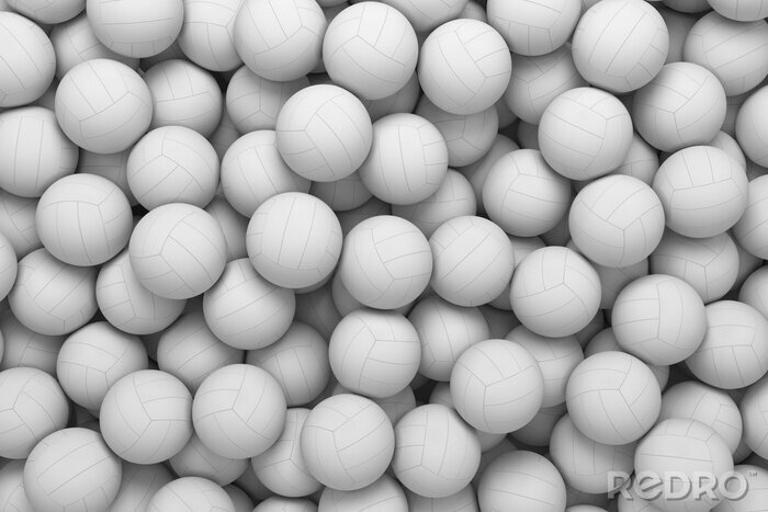 Fotobehang Ballen als volleyballen