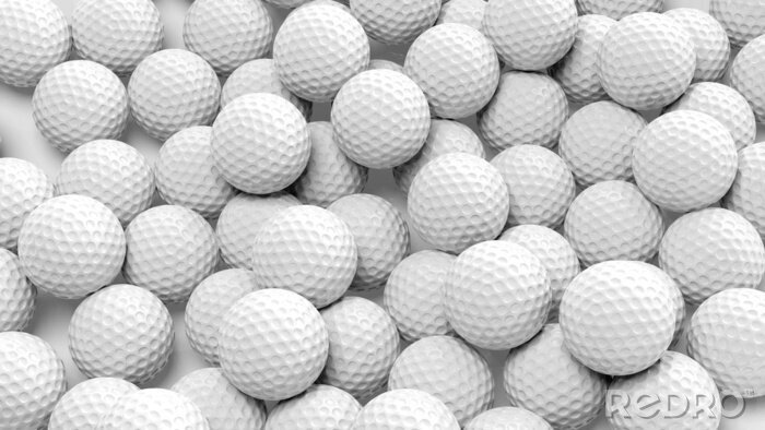 Fotobehang Ballen zoals golfballen