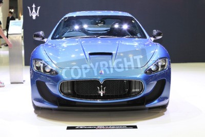 Fotobehang BANGKOK - November 28: Image zoom of Maserati car on display at The Motor Expo 2014 on November 28, 2014 in Bangkok, Thailand.