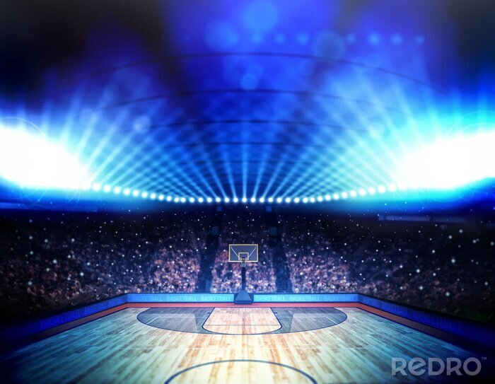 Fotobehang Basketbal arena
