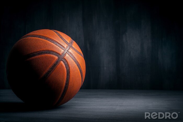 Fotobehang Basketbal in het donker